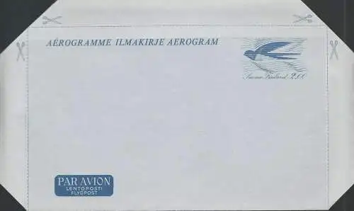 FINNLAND 1984 Mi-Nr. LF 16 Luftpostfaltbrief Aerogram ungelaufen