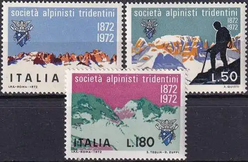ITALIEN 1972 Mi-Nr. 1370/82 ** MNH