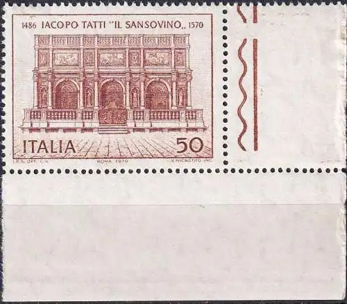 ITALIEN 1970 Mi-Nr. 1316 ** MNH