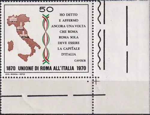 ITALIEN 1970 Mi-Nr. 1315 ** MNH