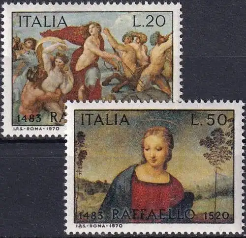 ITALIEN 1970 Mi-Nr. 1305/06 ** MNH