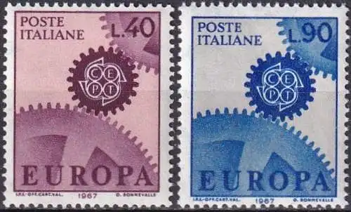 ITALIEN 1967 Mi-Nr. 1224/25 ** MNH