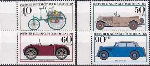 DEUTSCHLAND 1985 Mi-Nr. 1123/26 ** MNH