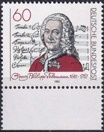 DEUTSCHLAND 1981 Mi-Nr. 1085 ** MNH