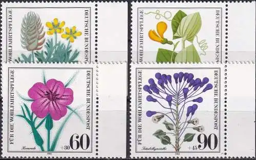 DEUTSCHLAND 1980 Mi-Nr. 1059/62 ** MNH