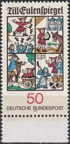 DEUTSCHLAND 1977 Mi-Nr. 922 ** MNH