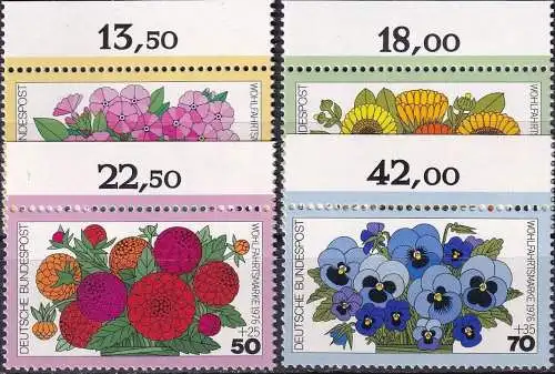 DEUTSCHLAND 1976 Mi-Nr. 904/07 ** MNH