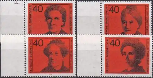 DEUTSCHLAND 1974 Mi-Nr. 791/94 ** MNH