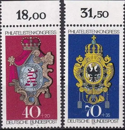 DEUTSCHLAND 1973 Mi-Nr. 764/65 ** MNH