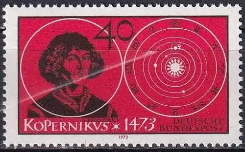 DEUTSCHLAND 1973 Mi-Nr. 758 ** MNH