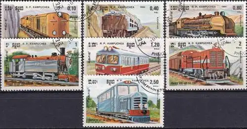 KAMPUCHEA 1984 Mi-Nr. 584/90 o used - aus Abo