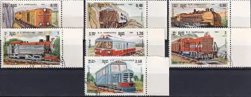 KAMPUCHEA 1984 Mi-Nr. 584/90 o used - aus Abo