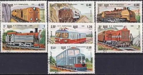 KAMPUCHEA 1984 Mi-Nr. 584/90 o used - aus Abo