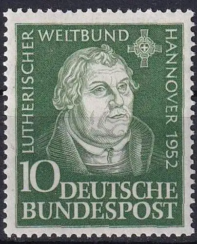 DEUTSCHLAND 1952 Mi-Nr. 149 ** MNH