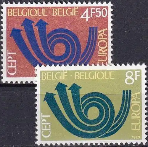 BELGIEN 1973 Mi-Nr. 1722/23 ** MNH