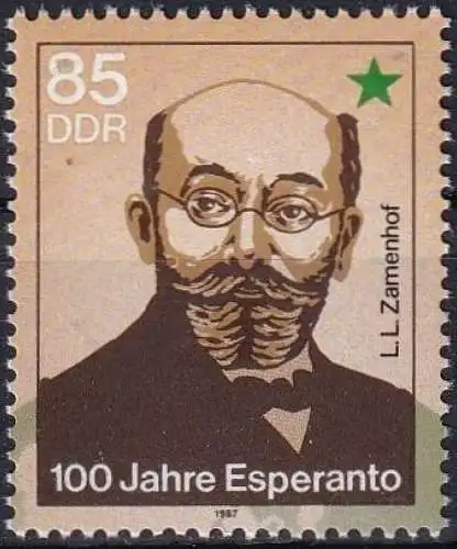 DDR 1987 Mi-Nr. 3106 aus Block 87 ** MNH