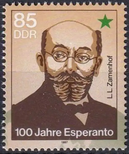 DDR 1987 Mi-Nr. 3106 aus Block 87 ** MNH