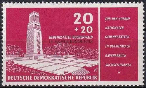 DDR 1958 Mi-Nr. 651 ** MNH