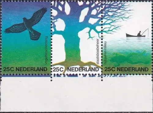 NIEDERLANDE 1974 Mi-Nr. 1023/25 ** MNH