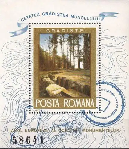 RUMÄNIEN 1975 Mi-Nr. Block 121 ** MNH