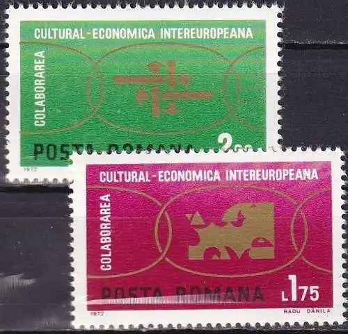 RUMÄNIEN 1972 Mi-Nr. 3020/21 ** MNH