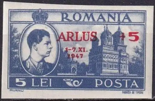 RUMÄNIEN 1947 Mi-Nr. 1084 ** MNH