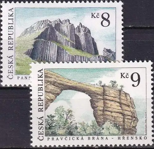 TSCHECHISCHE REPUBLIK 1995 Mi-Nr. 78/79 ** MNH