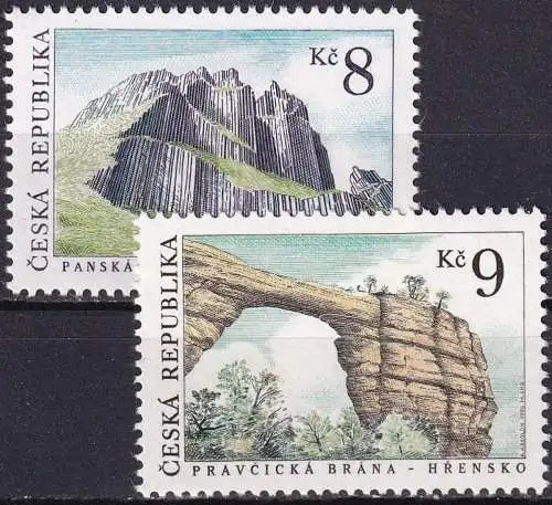 TSCHECHISCHE REPUBLIK 1995 Mi-Nr. 78/79 ** MNH