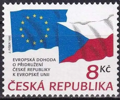 TSCHECHISCHE REPUBLIK 1995 Mi-Nr. 62 ** MNH