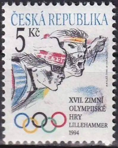 TSCHECHISCHE REPUBLIK 1994 Mi-Nr. 34 ** MNH