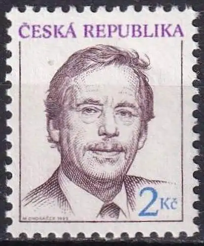 TSCHECHISCHE REPUBLIK 1993 Mi-Nr. 3 ** MNH