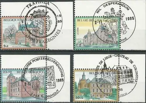 BELGIEN 1985 Mi-Nr. 2245/48 used - aus Abo