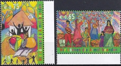 UNO WIEN 2008 Mi-Nr. 548/49 ** MNH