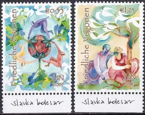 UNO WIEN 2007 Mi-Nr. 502/03 ** MNH