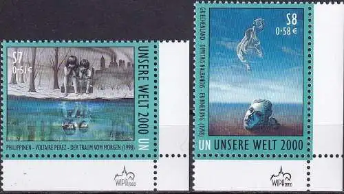 UNO WIEN 2000 Mi-Nr. 307/08 ** MNH