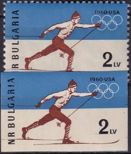 BULGARIEN 1960 Mi-Nr. 1153 AB ** MNH