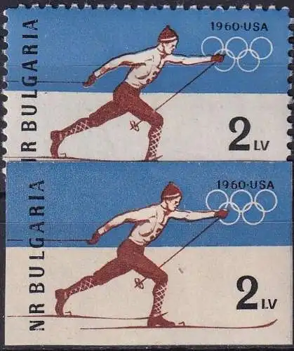 BULGARIEN 1960 Mi-Nr. 1153 AB ** MNH