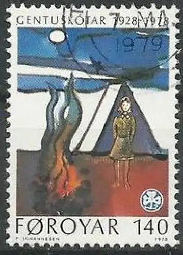 FÄRÖER 1978 Mi-Nr. 41 o used