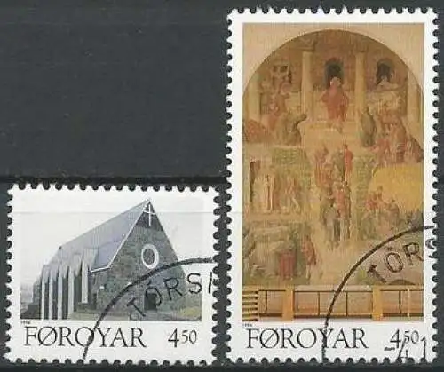 FÄRÖER 1996 Mi-Nr. 308/09 o used - aus Abo