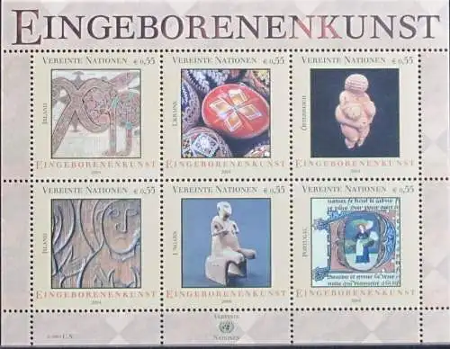 UNO WIEN 2004 Mi-Nr. Block 18 ** MNH