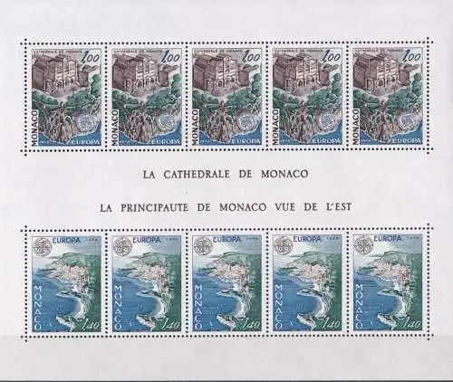 MONACO 1978 Mi-Nr. Block 12 ** MNH