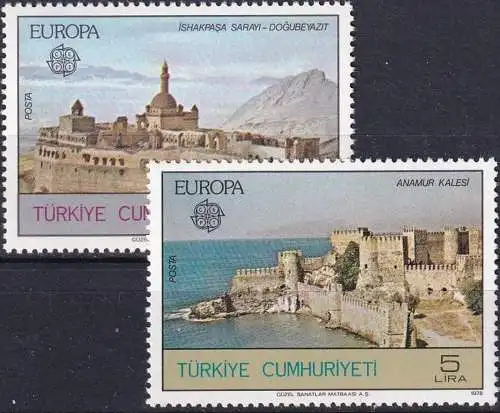 TÜRKEI 1978 Mi-Nr. 2443/44 ** MNH