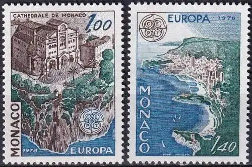 MONACO 1978 Mi-Nr. 1319/20 ** MNH