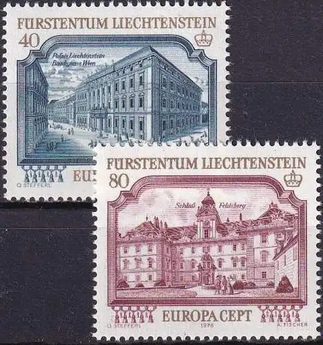 LIECHTENSTEIN 1978 Mi-Nr. 692/93 ** MNH