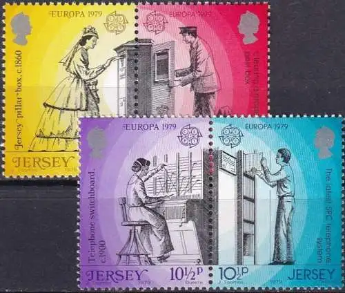 JERSEY 1979 Mi-Nr. 192/95 ** MNH