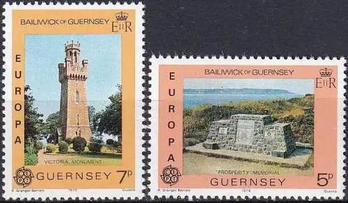 GUERNSEY 1978 Mi-Nr. 161/62 ** MNH - CEPT