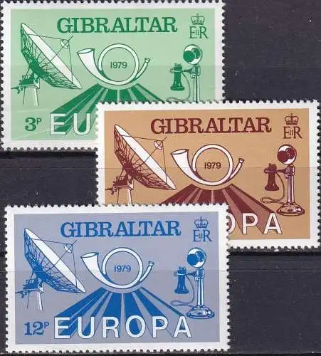 GIBRALTAR 1979 Mi-Nr. 392/94 ** MNH - CEPT