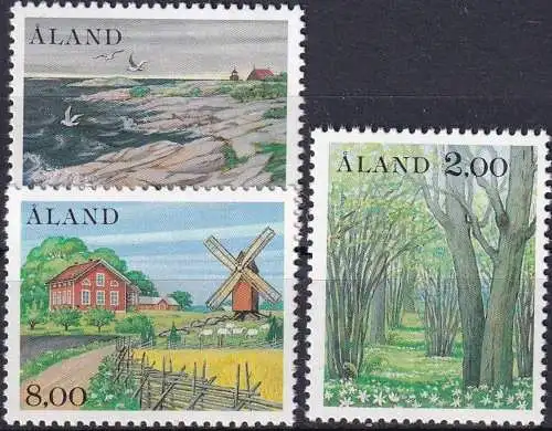 ALAND 1985 Mi-Nr. 11/13 ** MNH