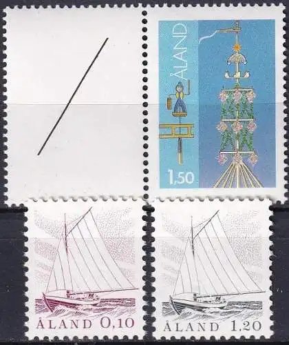 ALAND 1985 Mi-Nr. 8/10 ** MNH