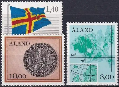 ALAND 1984 Mi-Nr. 4/6 ** MNH